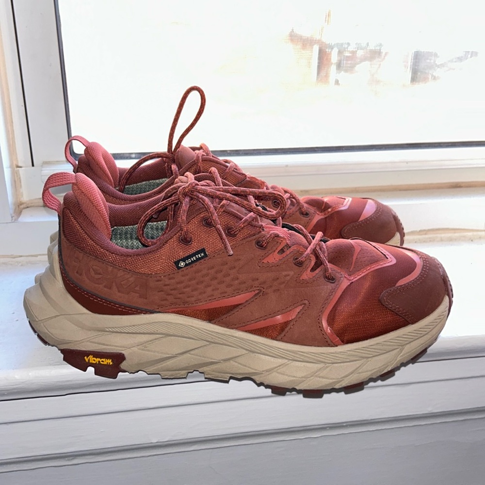 Hoka One One Anacapa Low GTX Gore-Tex Waterproof Athletic Running Shoe Women 8.5